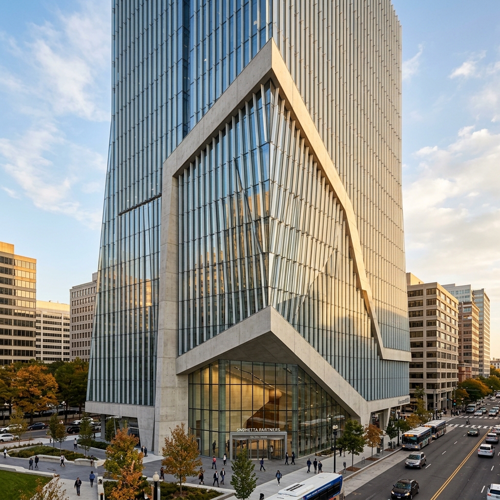 Meridian Office Tower corporate design in OMR by Zayd Architects